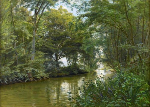 A river landscape