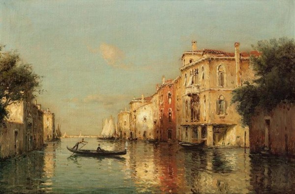 A Venetian canal