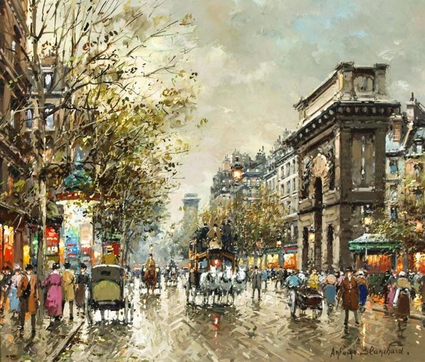 A view of the Porte de Saint Denis