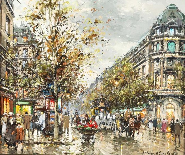 A view of the Theatre du Vaudeville