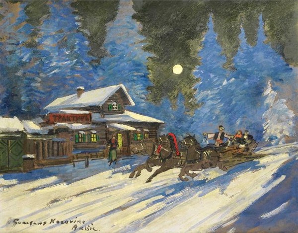 A winter sledge ride