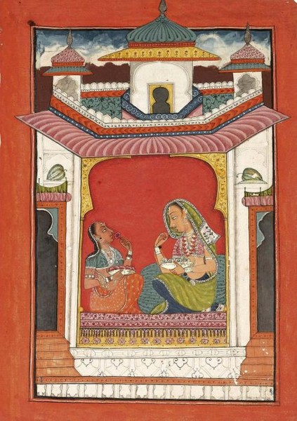 AN ILLUSTRATION FROM A RAGAMALA SERIES GUNAMALHARI RAGINI DAUGHTER-IN-LAW OF MEGHA