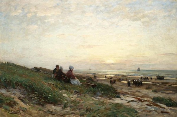 AWAITING THE FISHERMEN'S RETURN