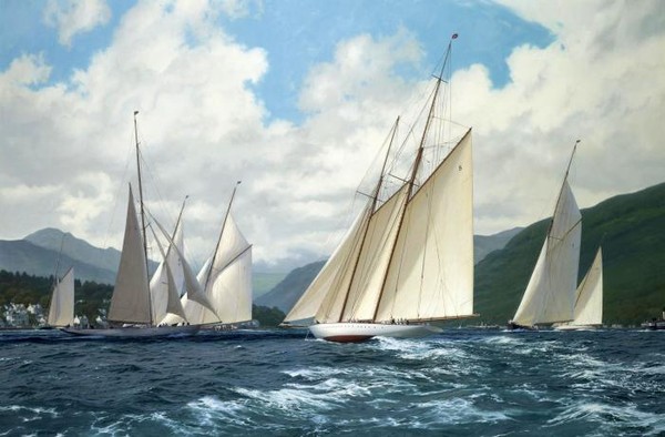 Before the Start, Clyde Fortnight, 7th July 1928, The King