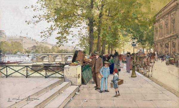 BOOK VENDORS ALONG THE QUAIS OF THE SEINE, PARIS