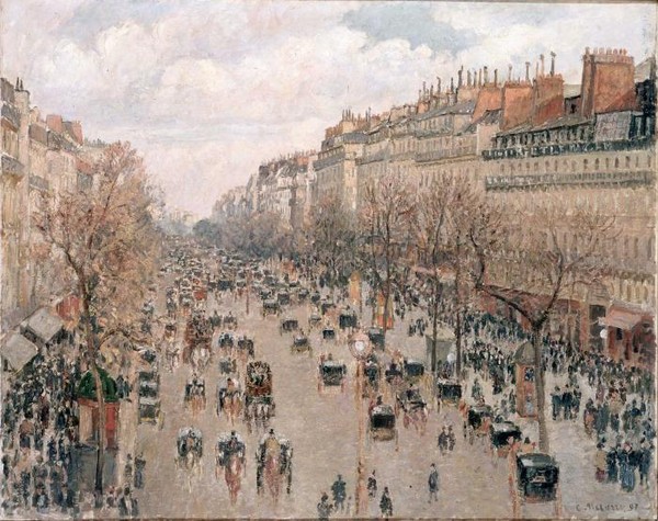 Boulevard Monmartre in Paris