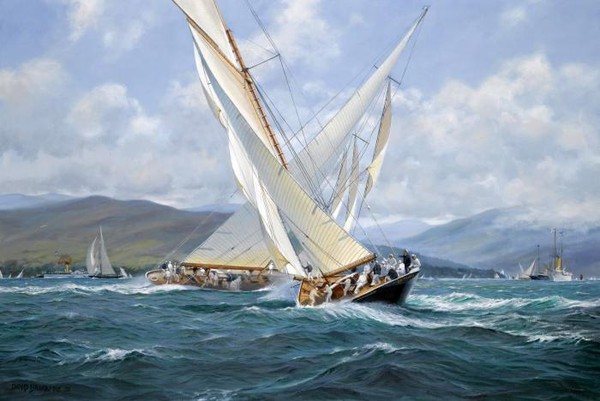 Britannia Racing in the Clyde