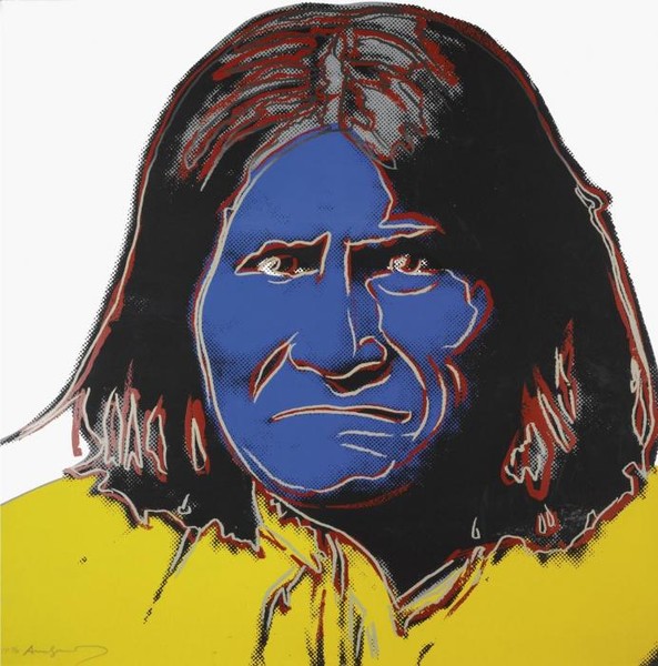 COWBOYS AND INDIANS GERONIMO синее лицо