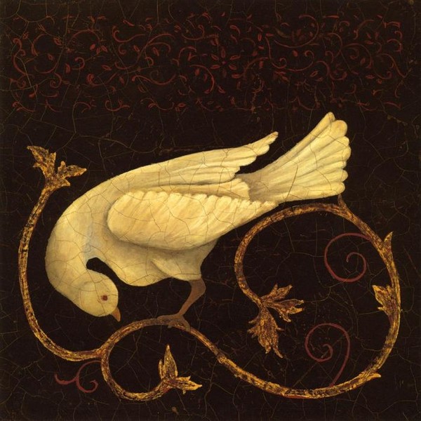 Декоративная композиция Птица счастья клювом вниз