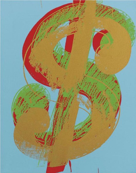 DOLLAR на голубом