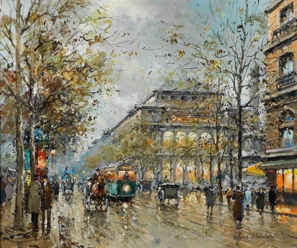 Early evening in Paris