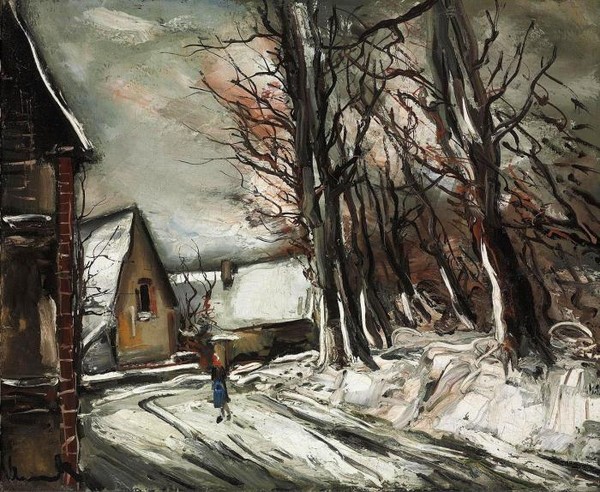 Entree du village hiver