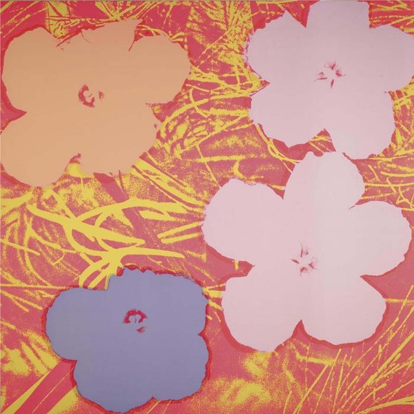 FLOWERS розовые на розовом