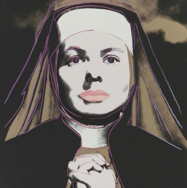 INGRID BERGMAN, THE NUN в черном