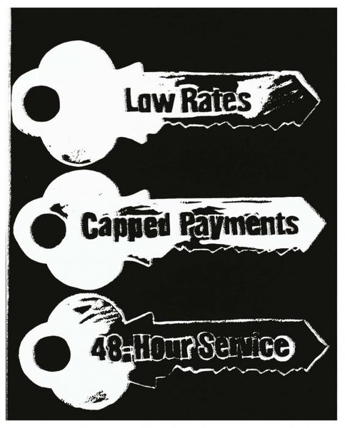 KEY SERVICE на черном фоне