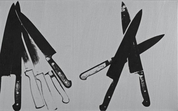 KNIVES черно белые