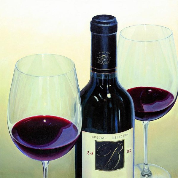 Красное вино на двоих