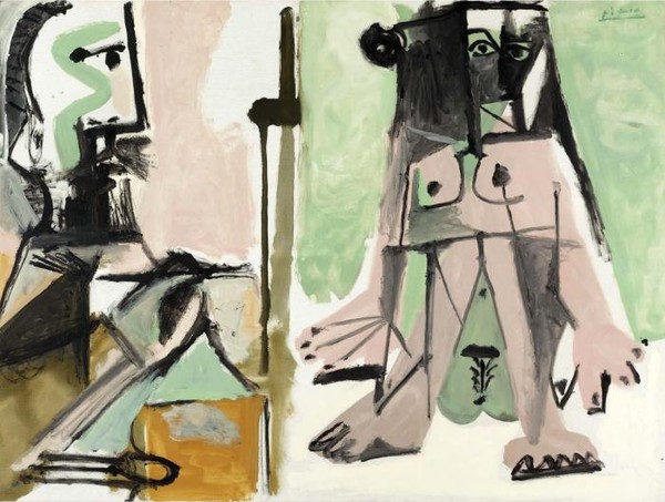 LE PEINTRE ET SON MODELE