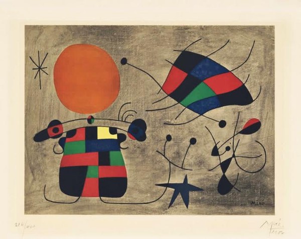 Le Sourire aux ailes flamboyantes (Maeght 1705)