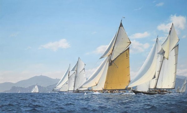 Lulworth flying past Mariette - 1st Leg of Friday\