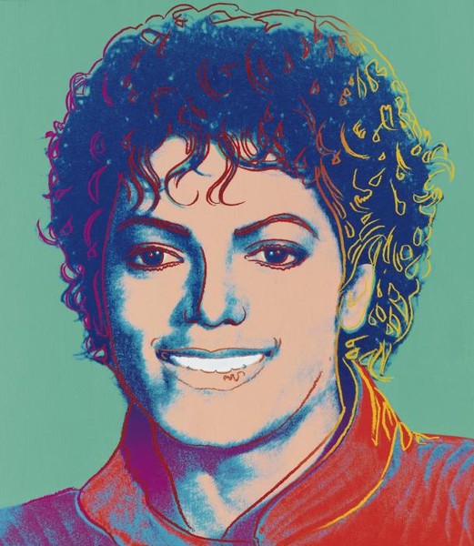 MICHAEL JACKSON салатовый фон