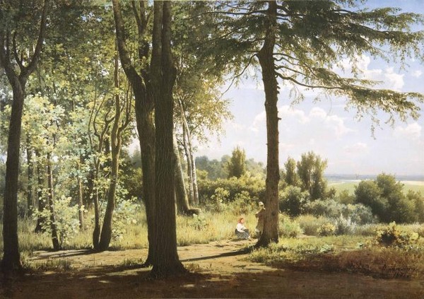 На опушке леса. Полдень. 1871.