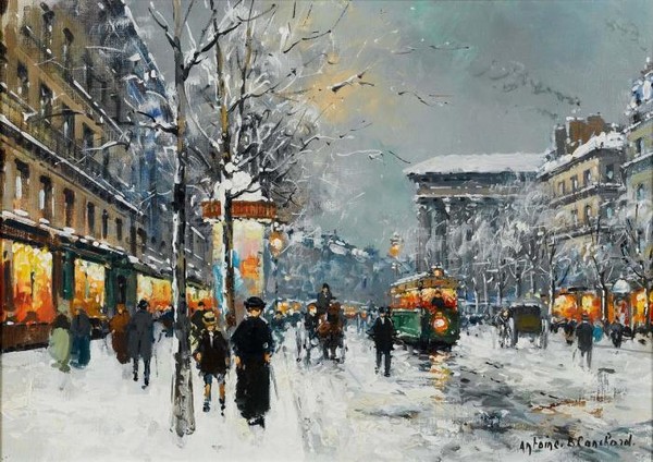 Paris dans la neige