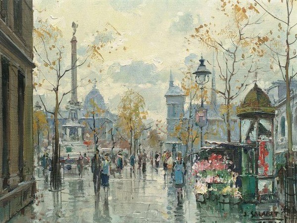 Paris street scene