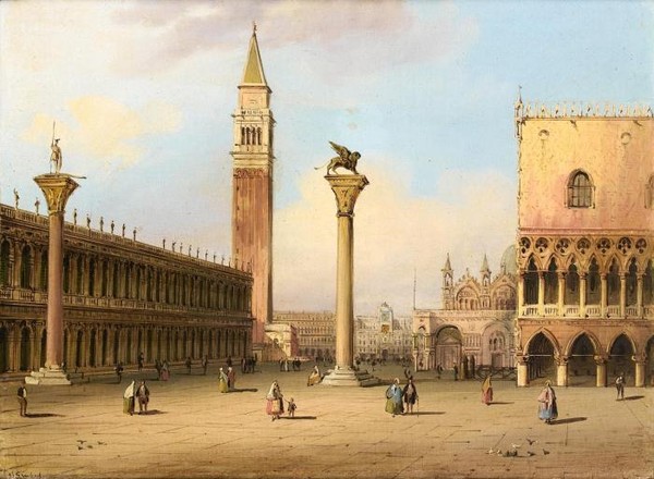 Piazzetta San Marco Venice Santa Maria della Salute Venic