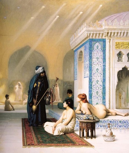 Pool in a harem.