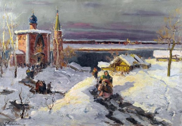 RETURNING FROM CHURCH