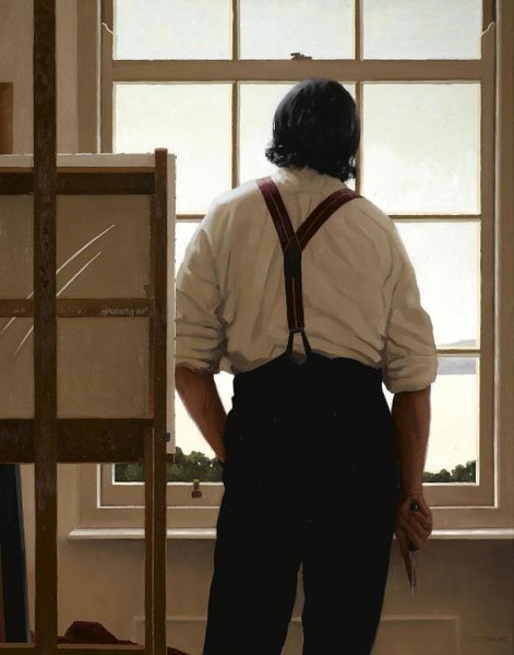 SELF PORTRAIT - HOMAGE TO FONTANA