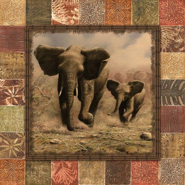 Слон и слоненок