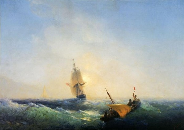 Спасающиеся от кораблекрушения. 1844.