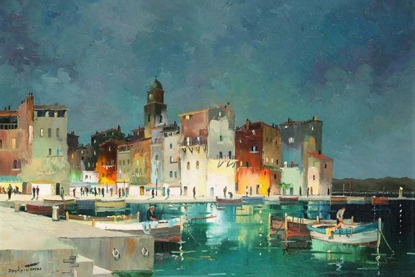 St Tropezsigned inscribed