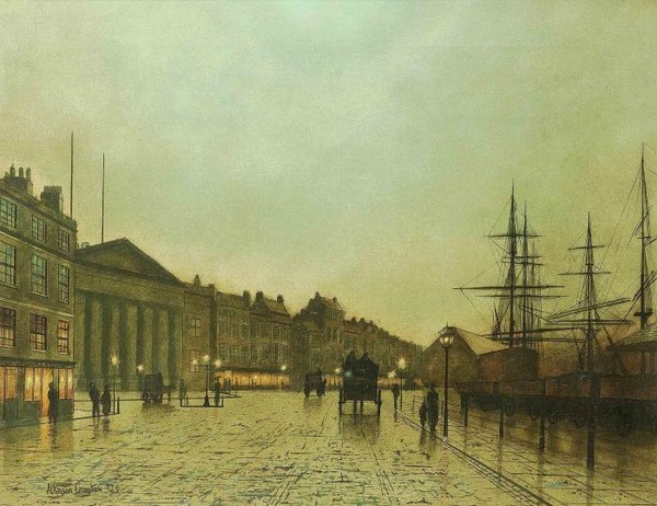 The Custom House Liverpool looking south