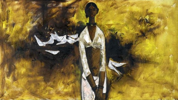 THE GIRL WITH THE WHITE PIGEONS