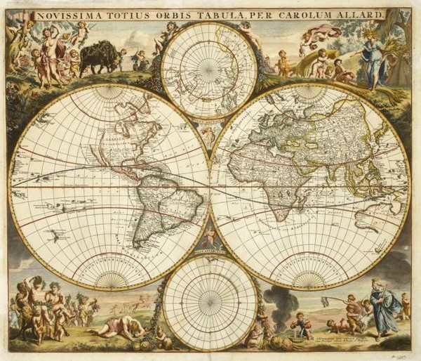 TOTIUS ORBIS TABULA AMSTERDAM 1683