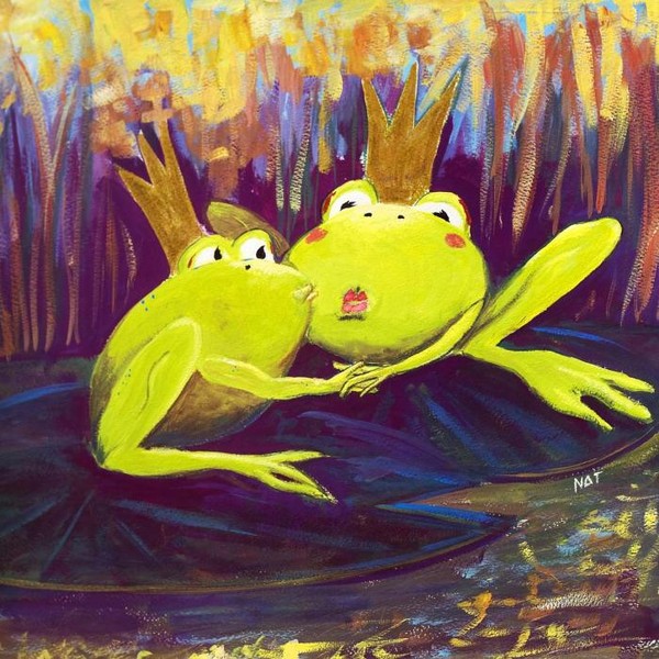 Влюбленные лягушата