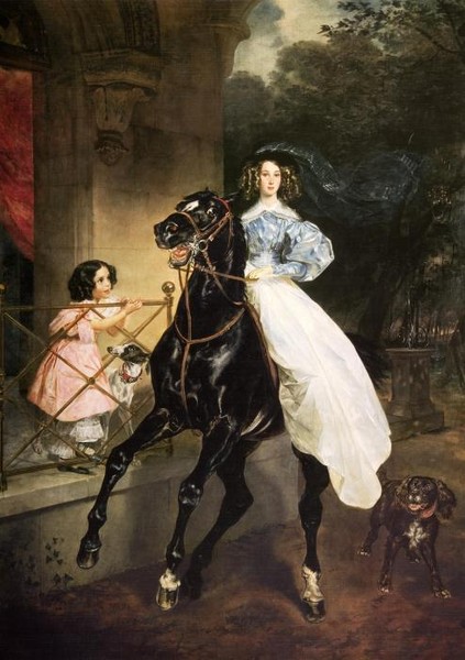 Всадница.1832.