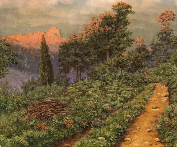 Закат в горах