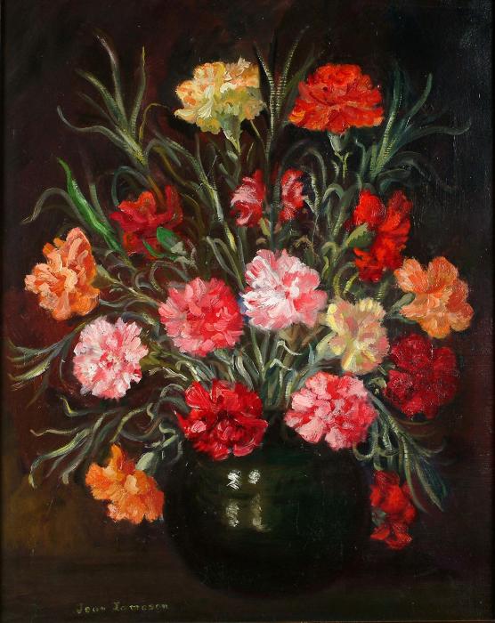 A Vase of Carnations