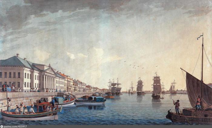 Английская набережная у Сената