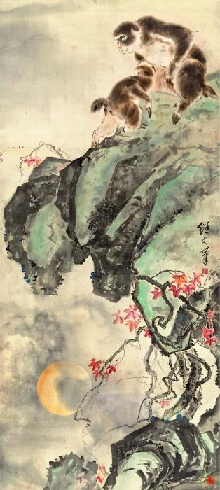 APES UNDER THE MOONLIGHT