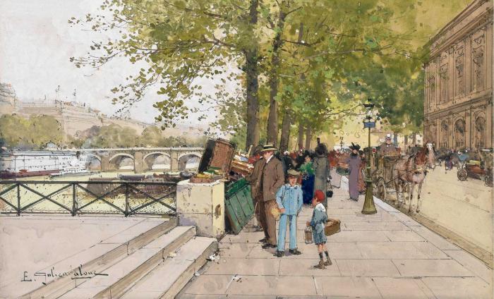 BOOK VENDORS ALONG THE QUAIS OF THE SEINE, PARIS