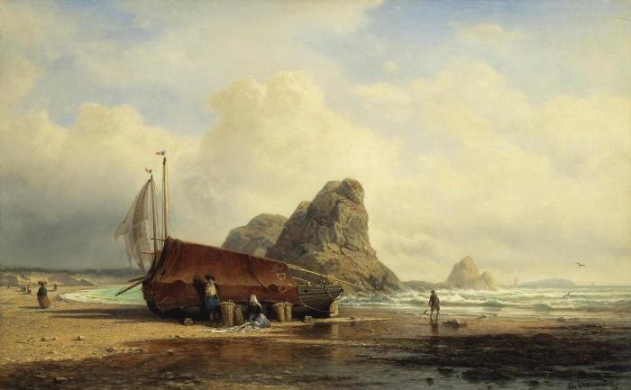 COASTAL SCENE, BRITTANY
