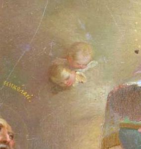 Фрагмент A Collectable Icon of St Nicholas and the Miracle of Myra-FEODOR BOGNEVSKY ST PETERSBURG