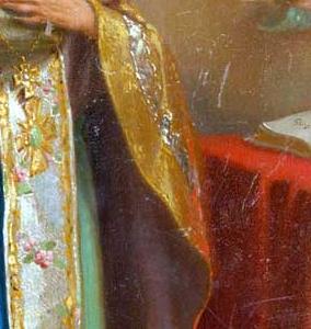 Фрагмент A Collectable Icon of St Nicholas and the Miracle of Myra-FEODOR BOGNEVSKY ST PETERSBURG