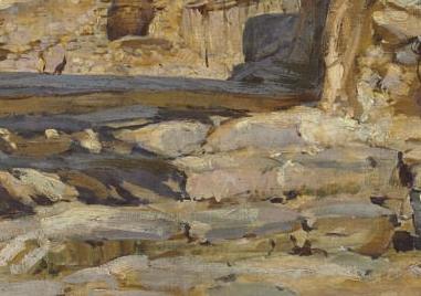 Фрагмент A donkey at the gate