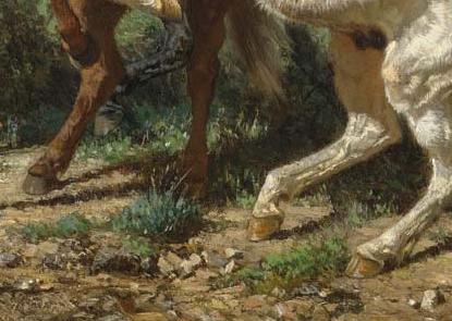 Фрагмент A HERD OF HORSES